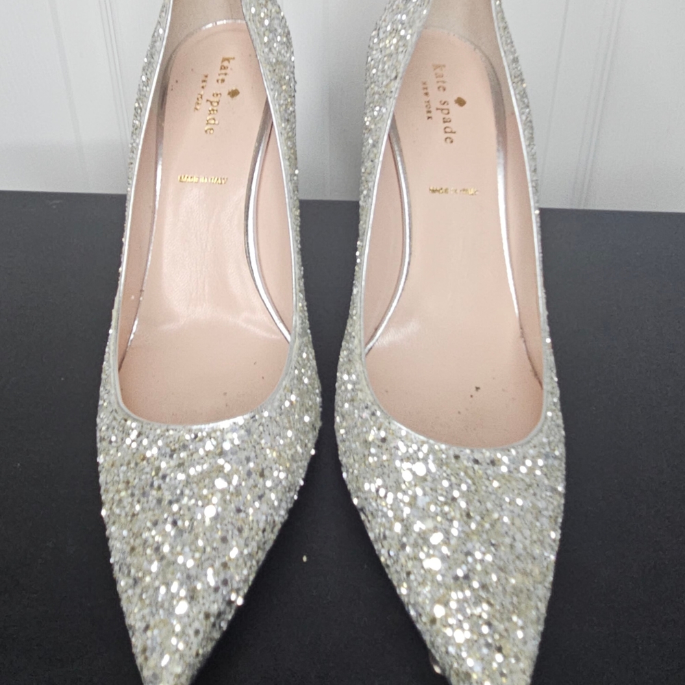 Kate Spade Silver Glitter Women's Shoes